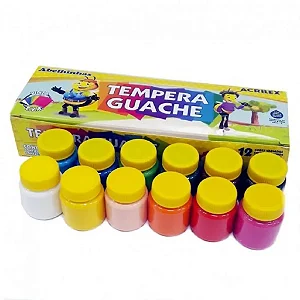 TINTA GUACHE 15 ML ACRILEX C/12 CORES