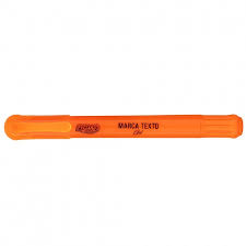 MARCA TEXTO FLUORESCENTE LARANJA