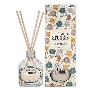 DIFUSOR DE AROMAS COM VARETAS VANILLA 100ML PREMISSE