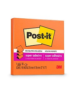 POST-IT REFIL LARANJA 76 X 76 MM 90 FOLHAS