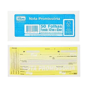 IMPRESSO NOTA PROMISSORIA 50F TILIBRA