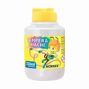 TINTA GUACHE 250 ML BRANCO ACRILEX