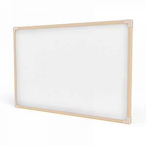 QUADRO BRANCO 120X90 MOLD.MADEIRA