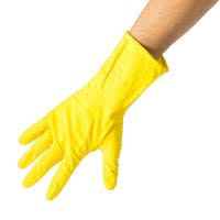 LUVA LATEX MULTIUSO AMARELA M BOMPACK CA 38663