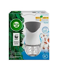 ODORIZADOR ELETRICO LIRIO BRANCO E ALGODAO APARELHO + REFIL 16ML BOM AR