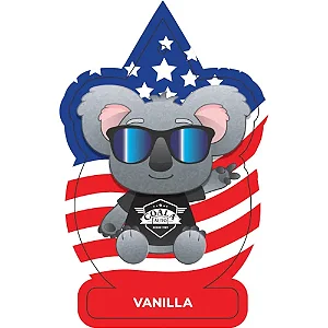ODORIZADOR  AUTO COALA FOLHINHA 10g, VANILLA