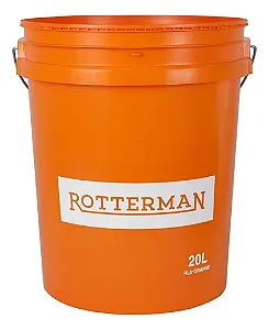 BALDE MULTIUSO COM CAPACIDADE DE 20 LITROS ROTTERMAN COR LARANJA