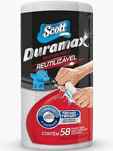 PANO MULTIUSO DURAMAX REUTILIZAZEL ROLO C/58 UNIDADES SCOTT