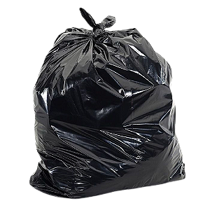 SACO DE LIXO 100L MICRA 8 PRETO C/100 - PV