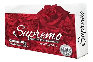 PAPEL TOALHA INTERFOLHADO BRANCO 20X20CM 500G SUPREMO