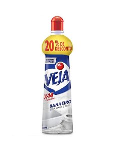 LIMPADOR BANHEIRO 500ML VEJA X14 TIRA LIMO SQUEZZE