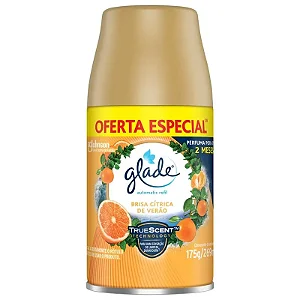 ODORIZADOR GLADE AUTOMATIC REFIL 269ML BRISA CITRICA DE VERÃO
