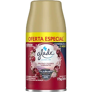 ODORIZADOR GLADE AUTOMATIC REFIL 269ML FRUTAS E FLORES VIBRANTES