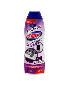 SAPONACEO CREMOSO 250ML LAVANDA SANY BRIL