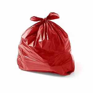 SACO DE LIXO 20L VERMELHO LEVE 3MC C/50 ECOPLAN