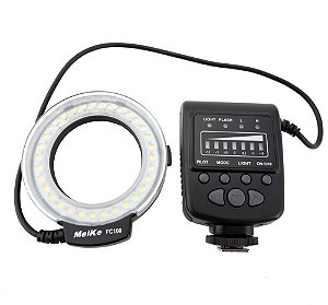 Iluminador e Flash Circular FC100 para Nikon Canon Olympus