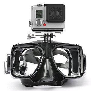 Máscara Óculos de Mergulho para Gopro SJCAM Eken Xtrax HD 4K