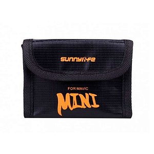 Saco Anti Chama e Explosão para o DJI Mavic Mini e Mini 2 - 3 Baterias