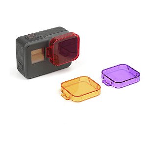 Filtro de Mergulho para GoPro Hero5 Hero6 e Hero7 Black