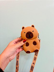 Porta-moedas Silicone Capivara