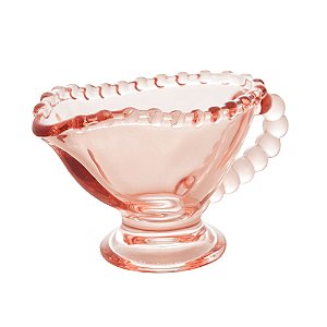 Molheira Cristal Pearl Rosa 9 cm