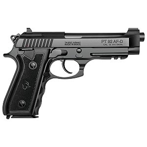 Pistola Taurus 92 - 9mm - 5" -17+1 Tiros - Tenef/Info