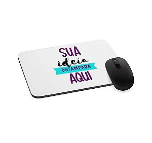 Mouse Pad Retangular Personalizado 22x18