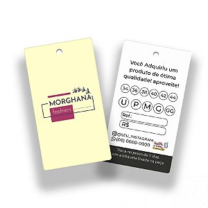 Tags Etiquetas Personalizadas para Roupas