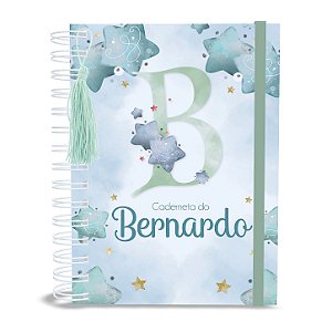 Caderneta de Vacina A5 Personalizada Alfabeto Menino