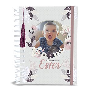 Caderneta de Saúde A5 Personalizada com Foto Menina