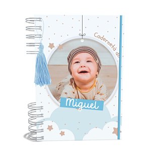 Caderneta de Saúde A5 Personalizada com Foto Menino