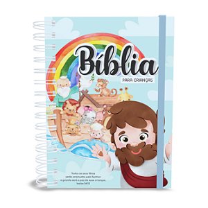 Bíblia para Crianças A5 Colorida - Capa Dura - Menino