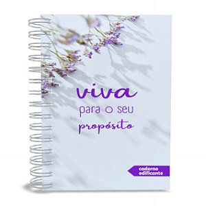 Caderno Edificante Gospel Papers, 200 Páginas, A5, 75g, 1 Versículo por página