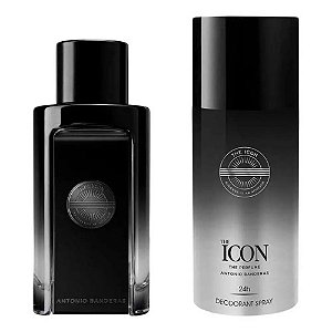 Kit The Icon Eau de Parfum 100ml + Des 150ml Selo Adipec