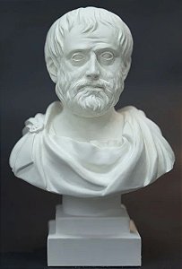 Busto Aristóteles em Resina