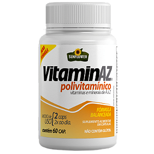 Polivitamínico VitaminAZ 650mg 60 caps Sunflower