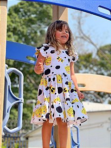 Vestido Lacinho Oncinha