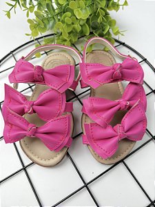 Sandália 3 Lacinhos Pink