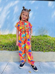 Macacão Zíper Chuva de Amor