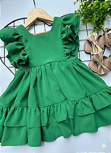 Vestido Verde Babadinhos