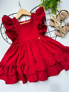 Vestido Vermelho Babadinhos