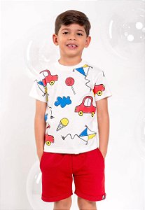 Conjunto Masculino Carrinhos