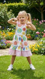 Vestido Candy Flowers