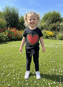 Conjunto Melancia Black Legging