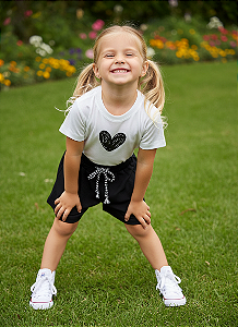 Conjunto Short Coração