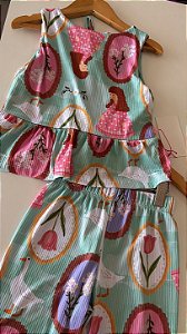 Conjunto Canelado Boneca - 04 anos