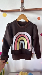 Blusa Moletom Marrom