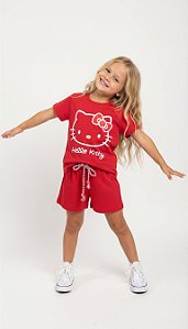 Conjunto Hello Kitty Vermelho