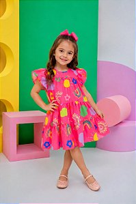 Vestido Arco Íris Pink