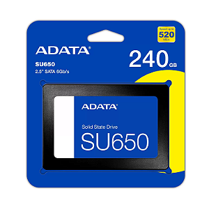 SSD 240GB SATA3 2.5 SU650 ADATA